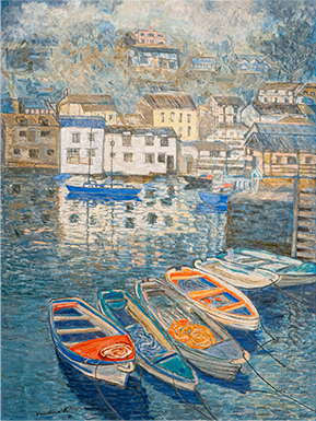 Painting featured with review